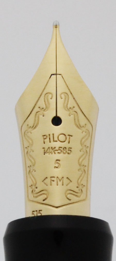 PILOT 万年筆CUSTOM74 14KゴールドF PILOT 74 Black 14k Gold Broad Nib Fountain pen | eBay